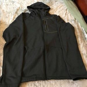 LG North Face full-zip hoodie, dark grey